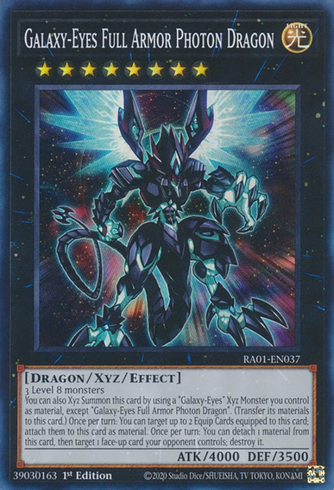 Galaxy-Eyes Full Armor Photon Dragon [RA01-EN037] Super Rare | Fandemonia Ltd