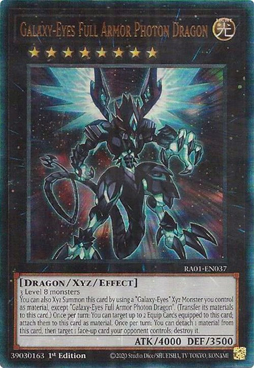 Galaxy-Eyes Full Armor Photon Dragon [RA01-EN037] Prismatic Ultimate Rare | Fandemonia Ltd