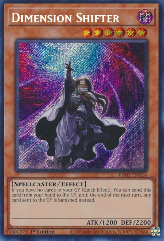 Dimension Shifter [RA01-EN014] Secret Rare | Fandemonia Ltd