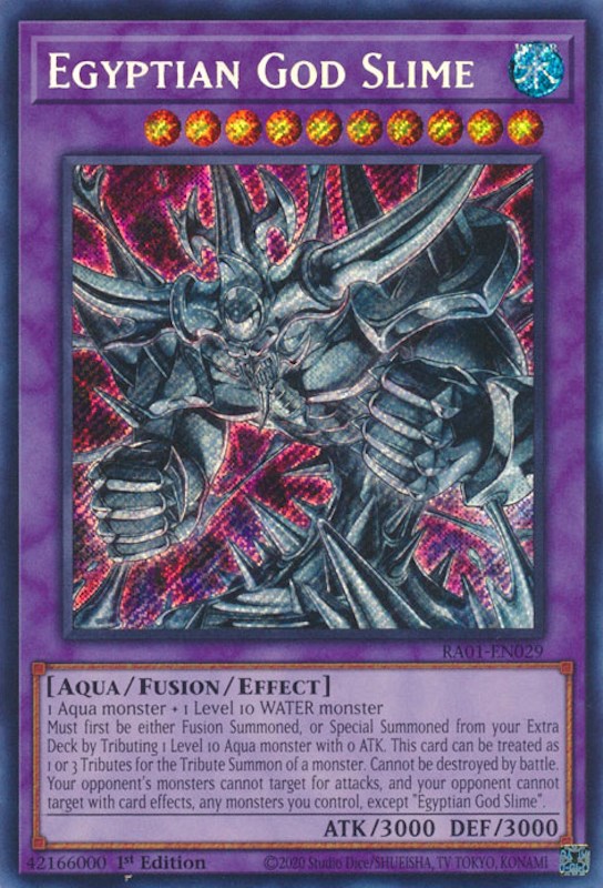 Egyptian God Slime [RA01-EN029] Secret Rare | Fandemonia Ltd