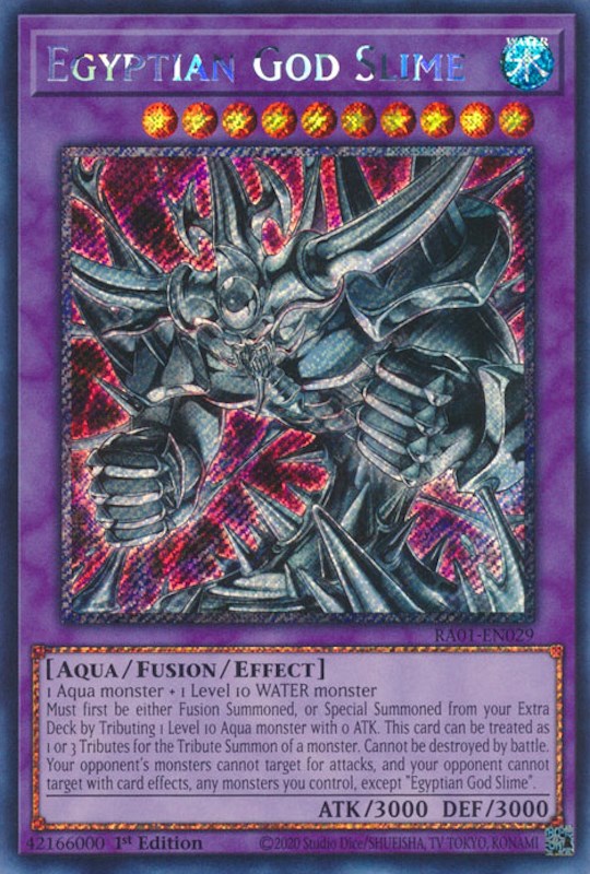 Egyptian God Slime [RA01-EN029] Platinum Secret Rare | Fandemonia Ltd