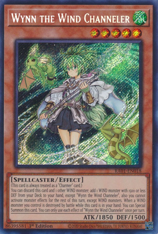 Wynn the Wind Channeler [RA01-EN018] Secret Rare | Fandemonia Ltd