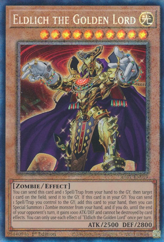 Eldlich the Golden Lord [RA01-EN019] Prismatic Collector's Rare | Fandemonia Ltd