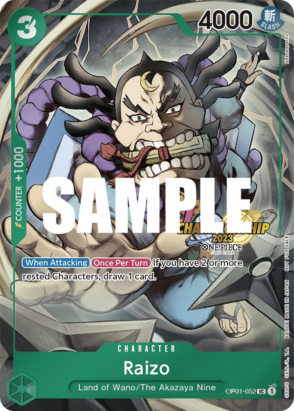 Raizo (CS 2023 Event Pack) [One Piece Promotion Cards] | Fandemonia Ltd