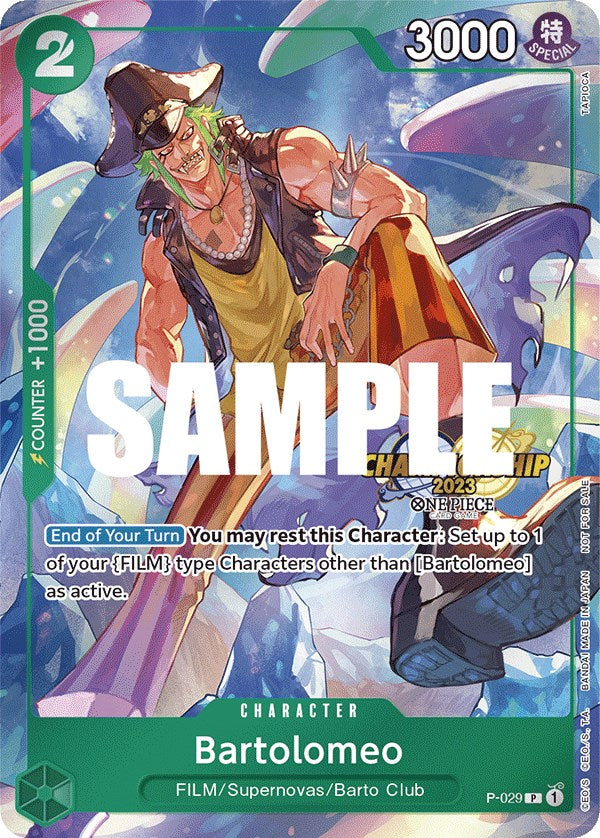 Bartolomeo (CS 2023 Event Pack) [One Piece Promotion Cards] | Fandemonia Ltd