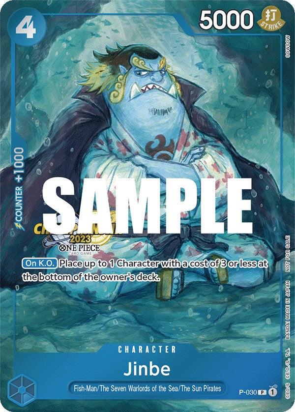 Jinbe (CS 2023 Event Pack) [One Piece Promotion Cards] | Fandemonia Ltd