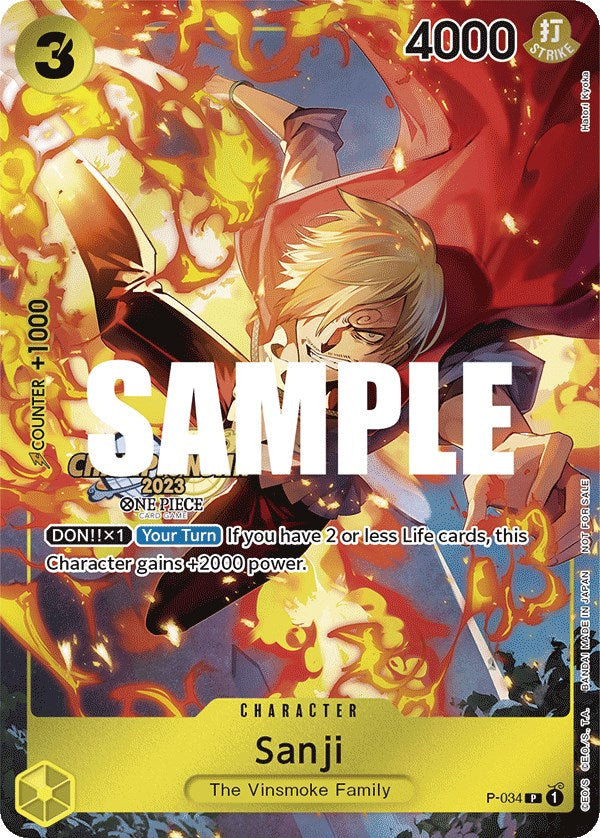 Sanji (CS 2023 Event Pack) [One Piece Promotion Cards] | Fandemonia Ltd
