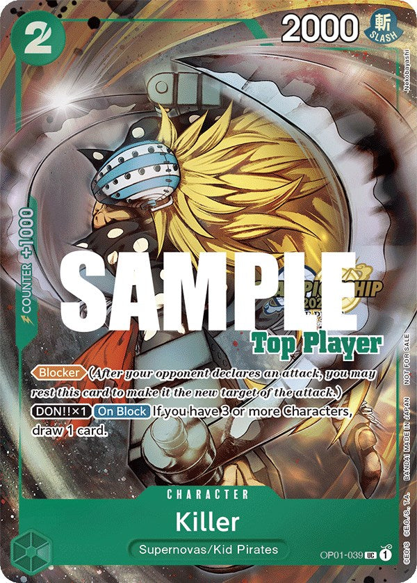 Killer (CS 2023 Top Players Pack) [One Piece Promotion Cards] | Fandemonia Ltd