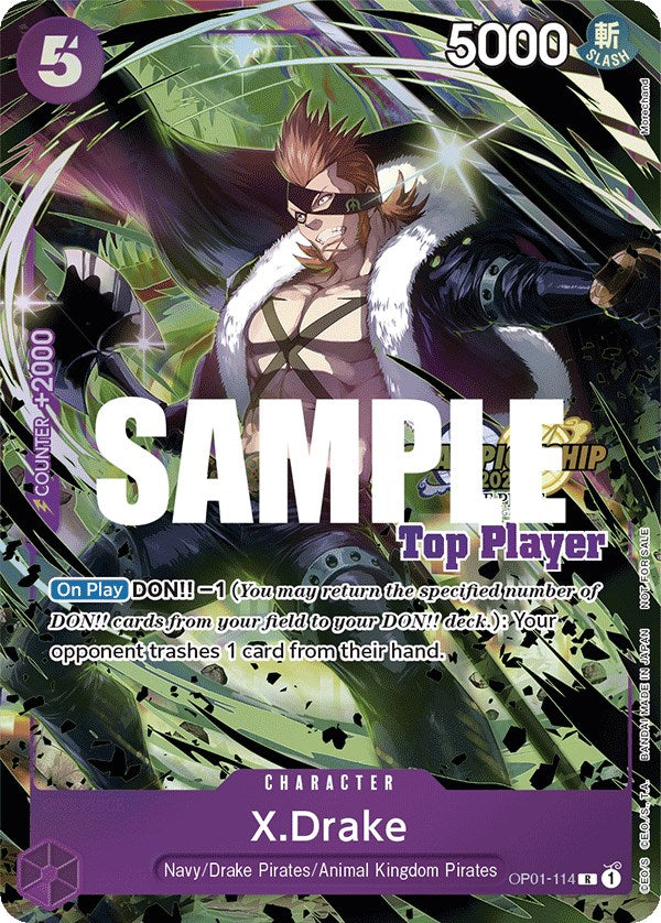 X.Drake (CS 2023 Top Players Pack) [One Piece Promotion Cards] | Fandemonia Ltd