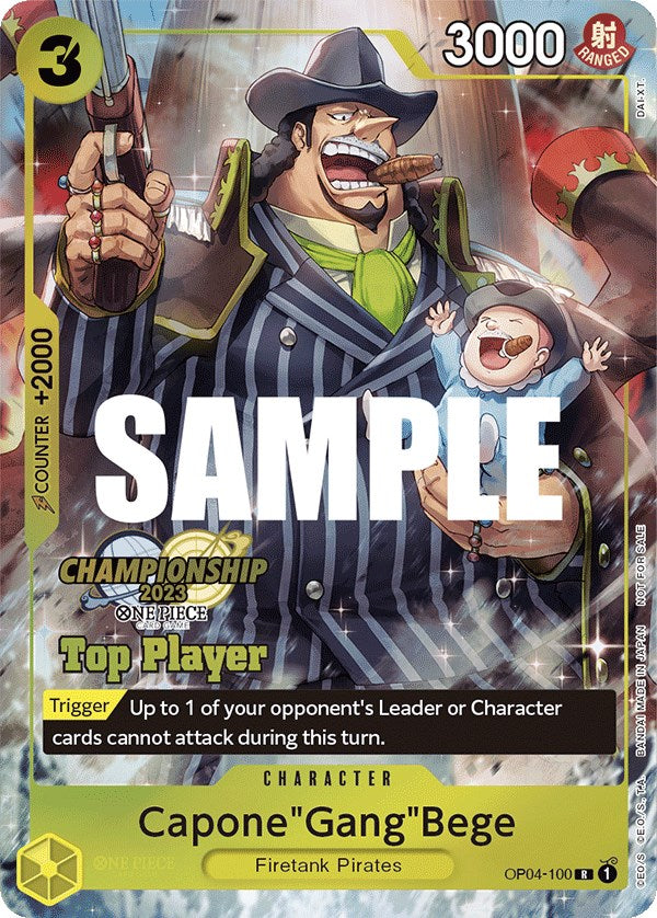 Capone"Gang"Bege (CS 2023 Top Players Pack) [One Piece Promotion Cards] | Fandemonia Ltd