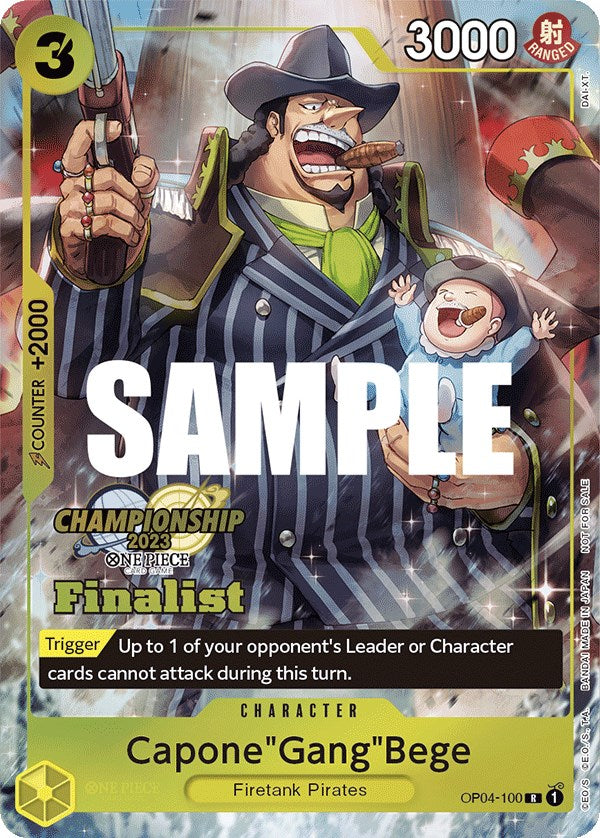 Capone"Gang"Bege (CS 2023 Top Players Pack) [Finalist] [One Piece Promotion Cards] | Fandemonia Ltd