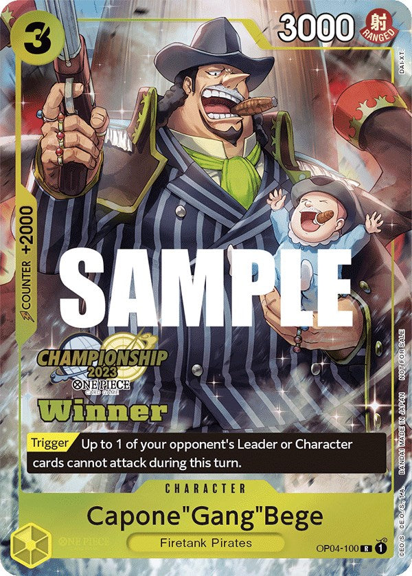 Capone"Gang"Bege (CS 2023 Top Players Pack) [Winner] [One Piece Promotion Cards] | Fandemonia Ltd