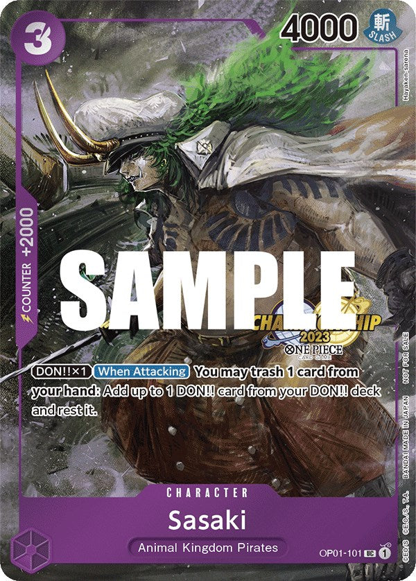 Sasaki (CS 2023 Event Pack Finalist Ver.) [One Piece Promotion Cards] | Fandemonia Ltd