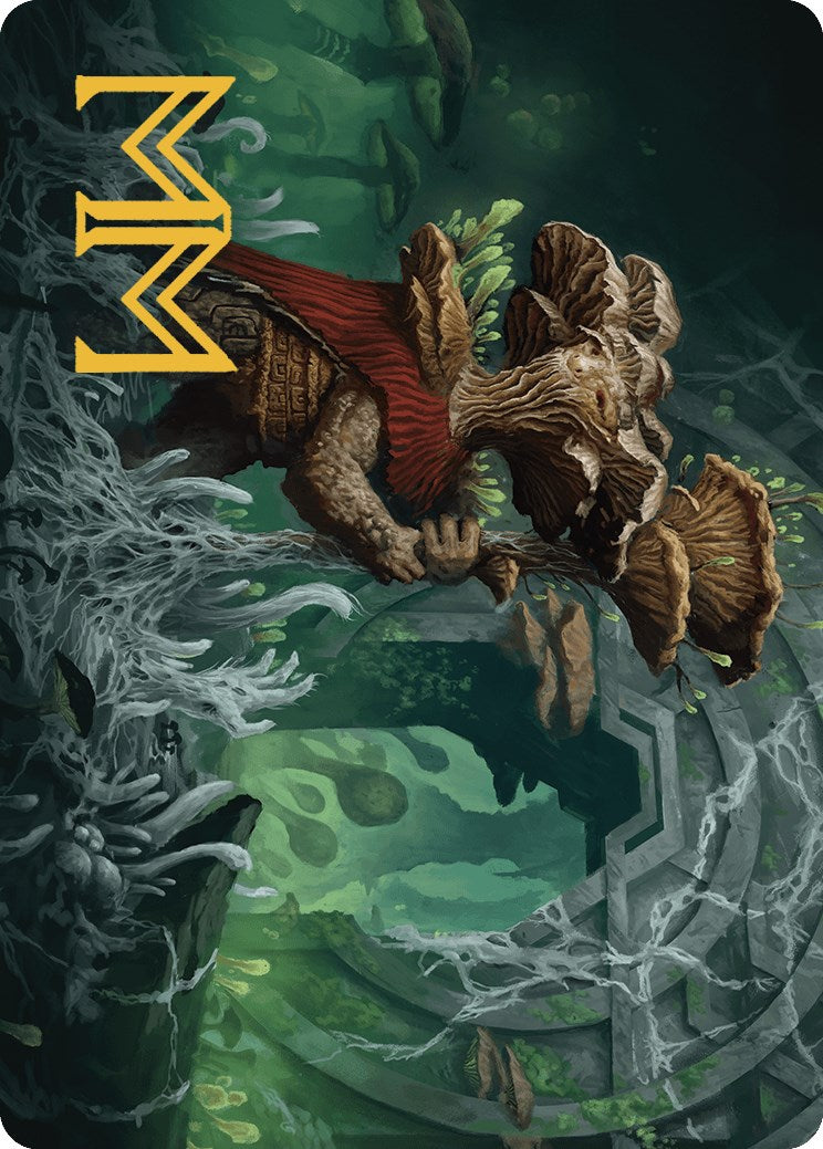 Tendril of the Mycotyrant Art Card (Gold-Stamped Signature) [The Lost Caverns of Ixalan Art Series] | Fandemonia Ltd