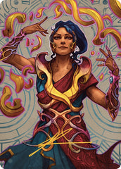 Saheeli, the Sun's Brilliance Art Card (Gold-Stamped Signature) [The Lost Caverns of Ixalan Art Series] | Fandemonia Ltd