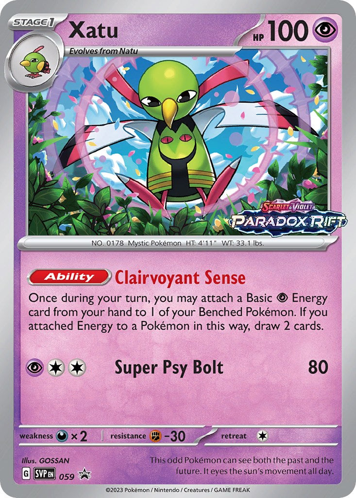 Xatu (059) [Scarlet & Violet: Black Star Promos] | Fandemonia Ltd