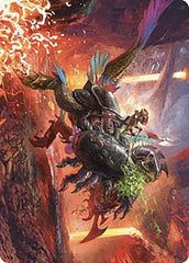 Triumphant Chomp Art Card [The Lost Caverns of Ixalan Art Series] | Fandemonia Ltd