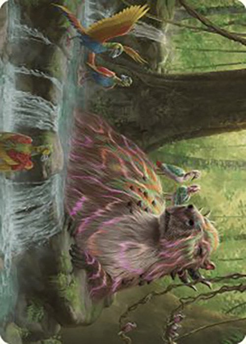 Basking Capybara Art Card [The Lost Caverns of Ixalan Art Series] | Fandemonia Ltd