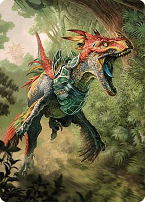 Dinosaur Token Art Card [The Lost Caverns of Ixalan Art Series] | Fandemonia Ltd