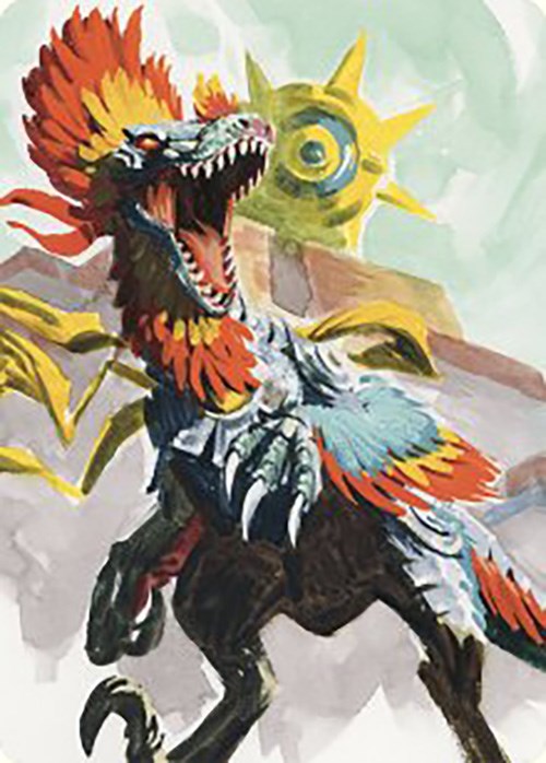 Pantlaza, Sun-Favored Art Card [The Lost Caverns of Ixalan Art Series] | Fandemonia Ltd