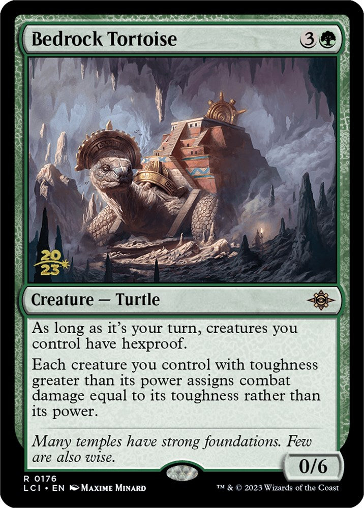 Bedrock Tortoise [The Lost Caverns of Ixalan Prerelease Cards] | Fandemonia Ltd