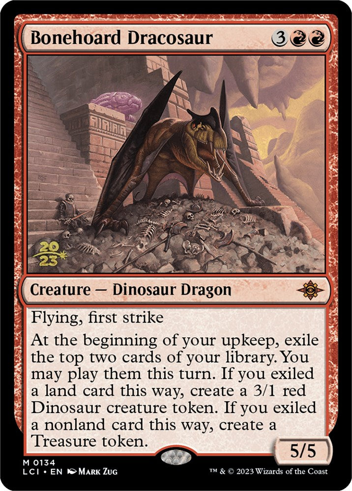 Bonehoard Dracosaur [The Lost Caverns of Ixalan Prerelease Cards] | Fandemonia Ltd