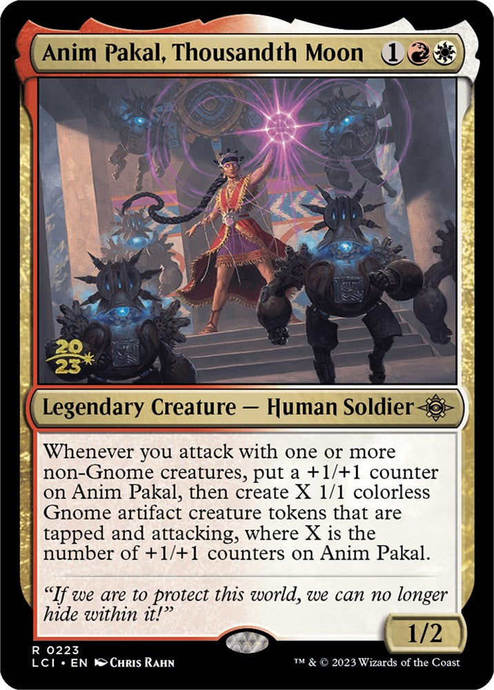 Anim Pakal, Thousandth Moon [The Lost Caverns of Ixalan Prerelease Cards] | Fandemonia Ltd