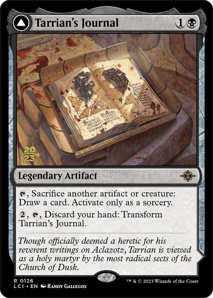 Tarrian's Journal // The Tomb of Aclazotz [The Lost Caverns of Ixalan Prerelease Cards] | Fandemonia Ltd