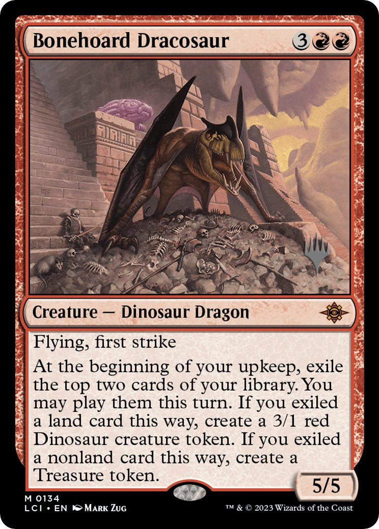 Bonehoard Dracosaur (Promo Pack) [The Lost Caverns of Ixalan Promos] | Fandemonia Ltd