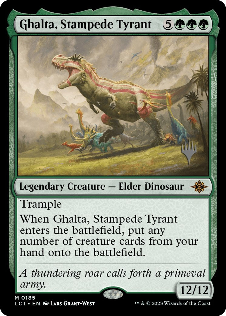 Ghalta, Stampede Tyrant (Promo Pack) [The Lost Caverns of Ixalan Promos] | Fandemonia Ltd