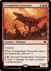 Trumpeting Carnosaur (Promo Pack) [The Lost Caverns of Ixalan Promos] | Fandemonia Ltd