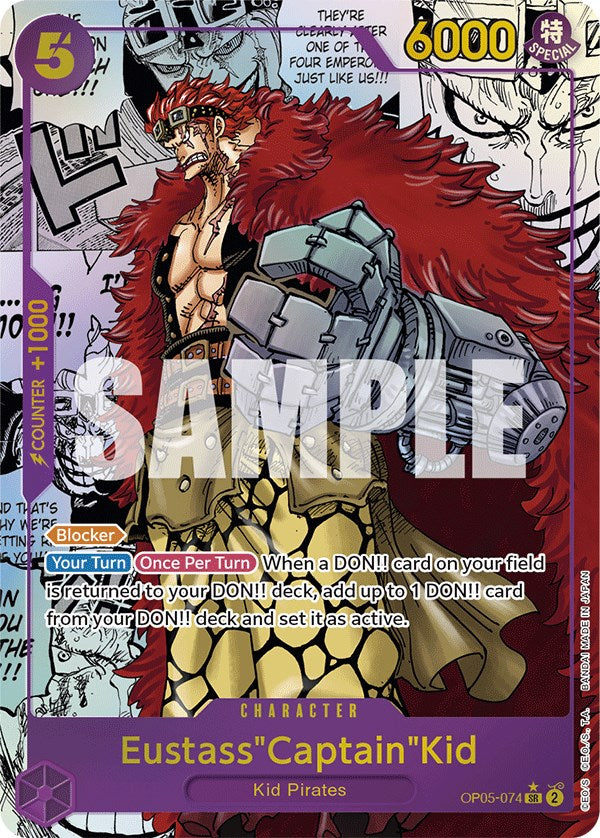 Eustass"Captain"Kid (Alternate Art)(Manga) [Awakening of the New Era] | Fandemonia Ltd