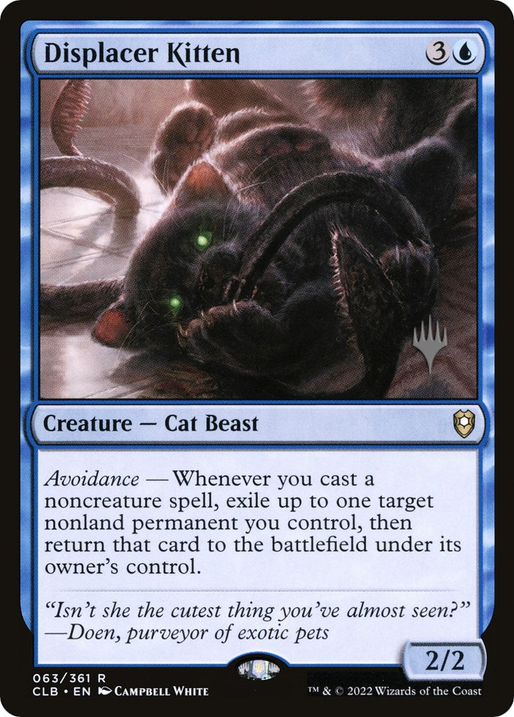 Displacer Kitten (Promo Pack) [The Lost Caverns of Ixalan Promos] | Fandemonia Ltd