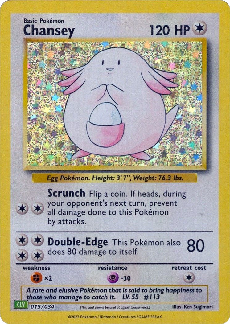 Chansey [Trading Card Game Classic] | Fandemonia Ltd