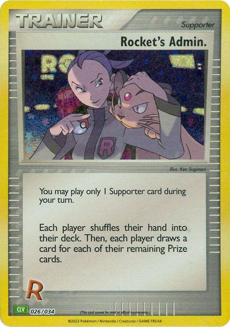 Rocket's Admin. (CLV) [Trading Card Game Classic] | Fandemonia Ltd