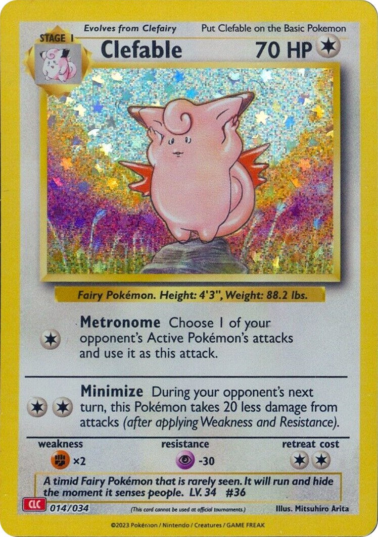 Clefable [Trading Card Game Classic] | Fandemonia Ltd