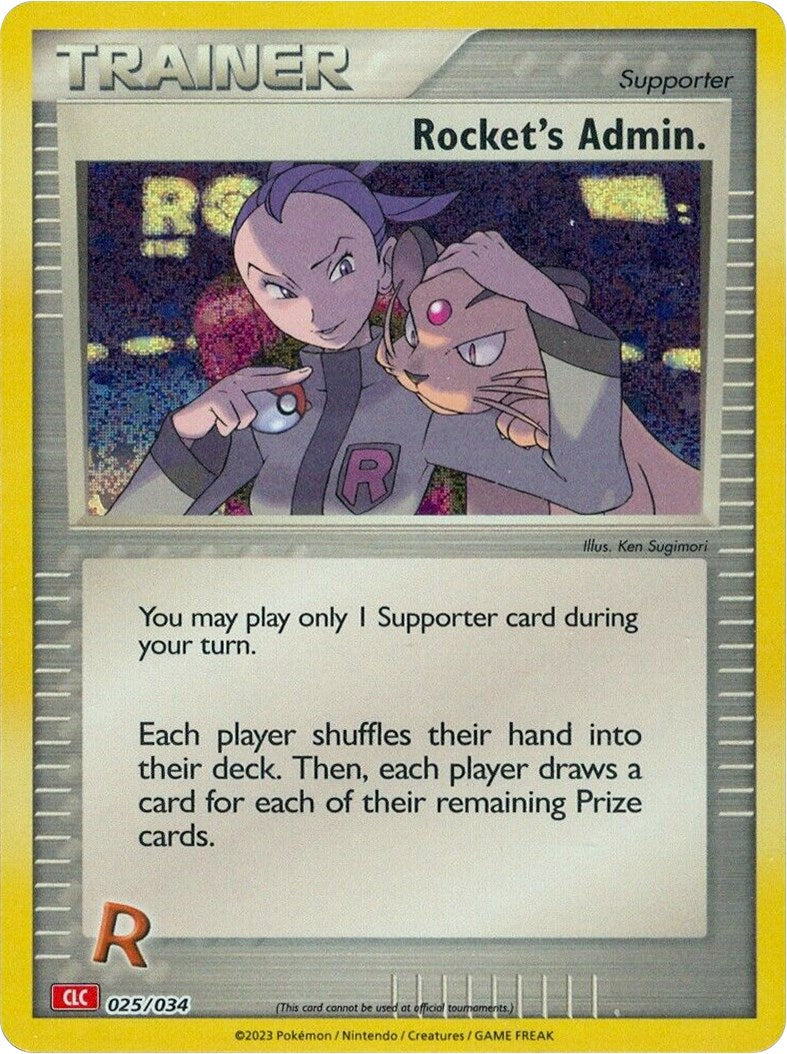 Rocket's Admin. (CLC) [Trading Card Game Classic] | Fandemonia Ltd