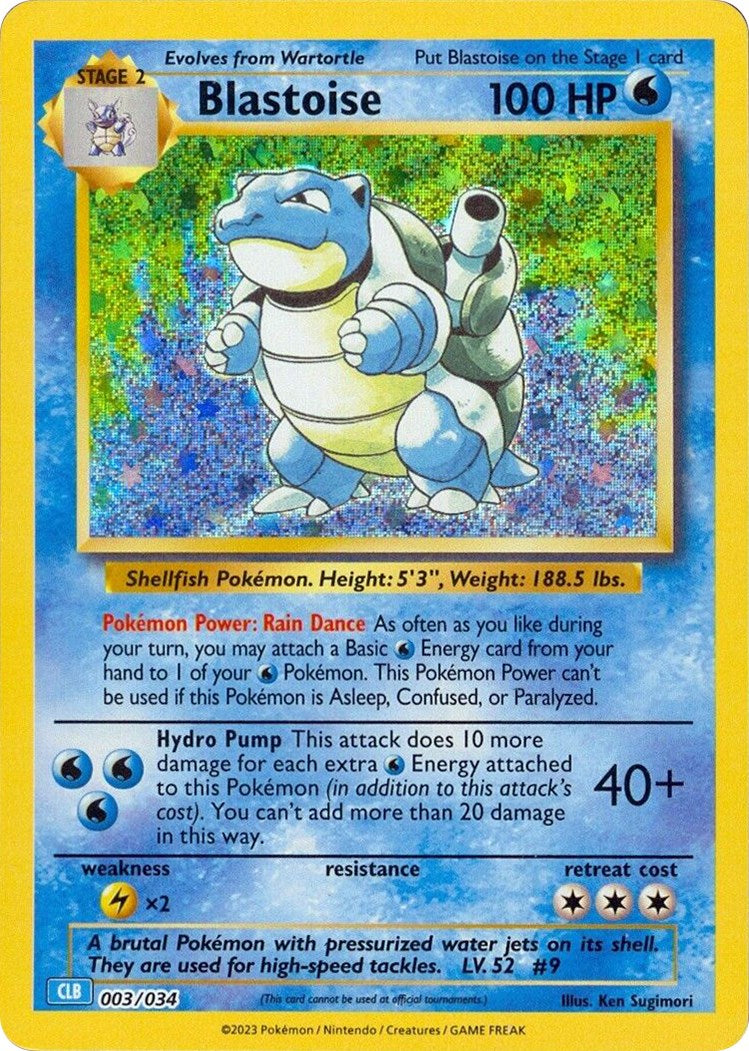 Blastoise [Trading Card Game Classic] | Fandemonia Ltd