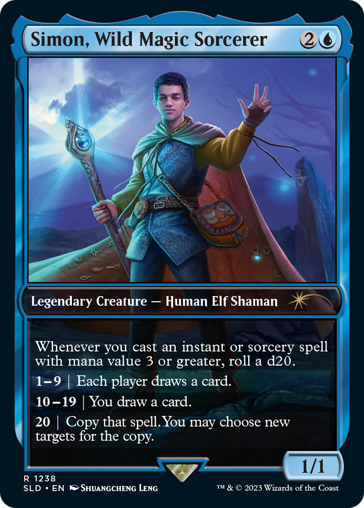 Simon, Wild Magic Sorcerer [Secret Lair Drop Series] | Fandemonia Ltd