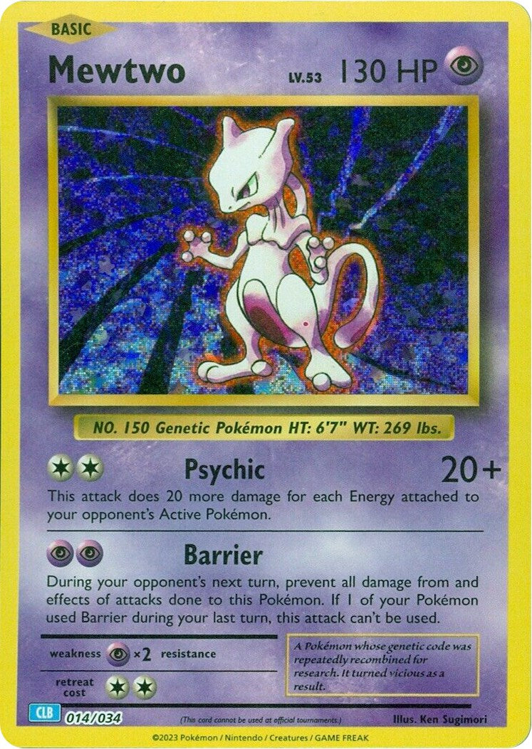 Mewtwo [Trading Card Game Classic] | Fandemonia Ltd