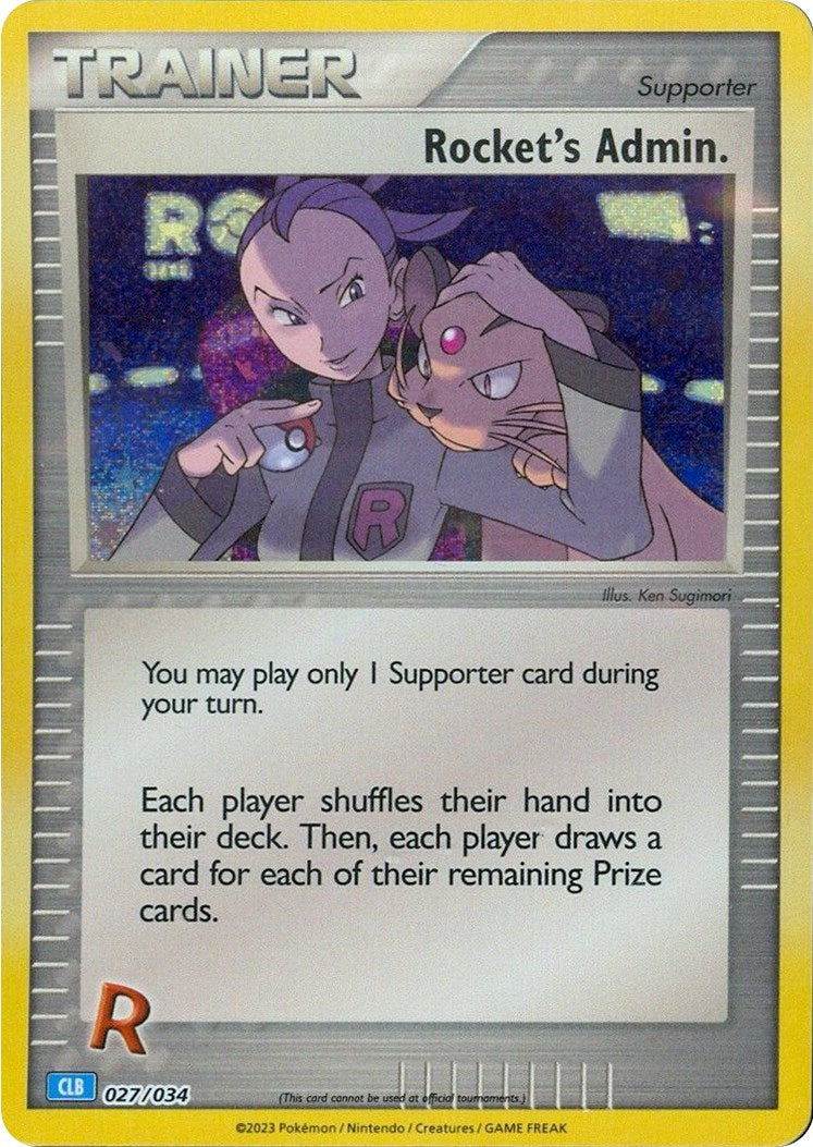 Rocket's Admin. (CLB) [Trading Card Game Classic] | Fandemonia Ltd