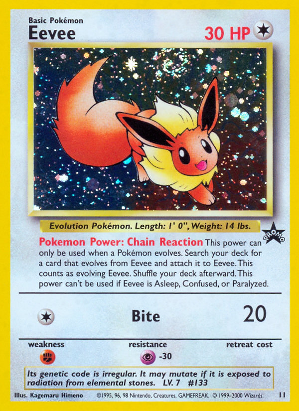 Eevee (11) [Wizards of the Coast: Black Star Promos] | Fandemonia Ltd