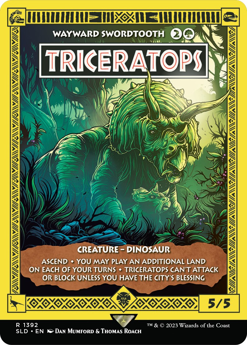 Triceratops - Wayward Swordtooth [Secret Lair Drop Series] | Fandemonia Ltd