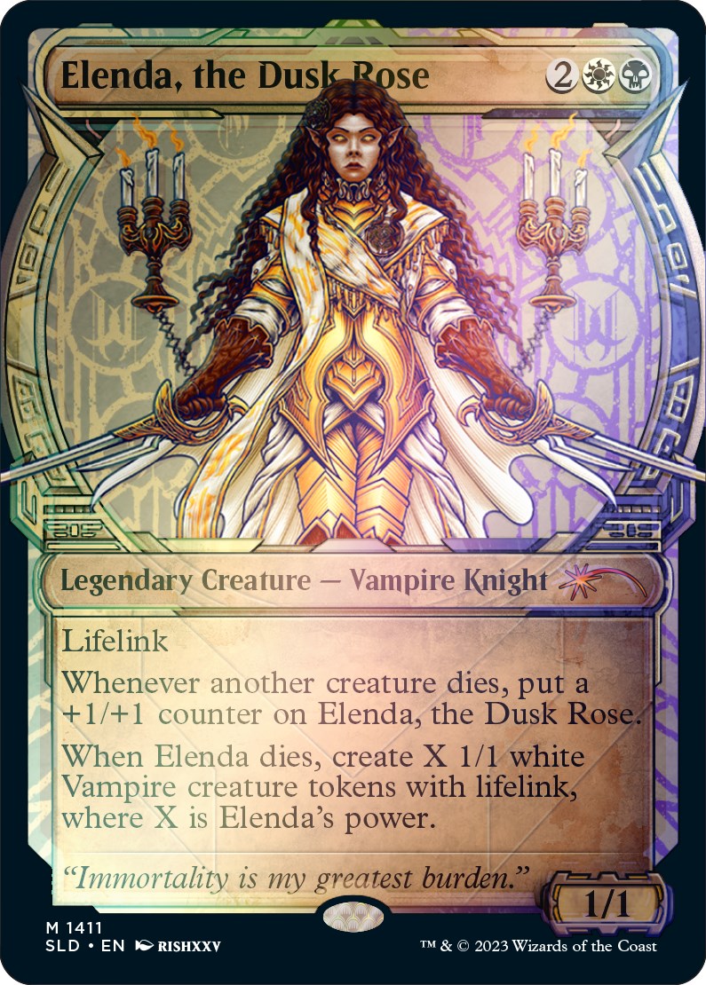 Elenda, the Dusk Rose (Rainbow Foil) [Secret Lair Drop Series] | Fandemonia Ltd