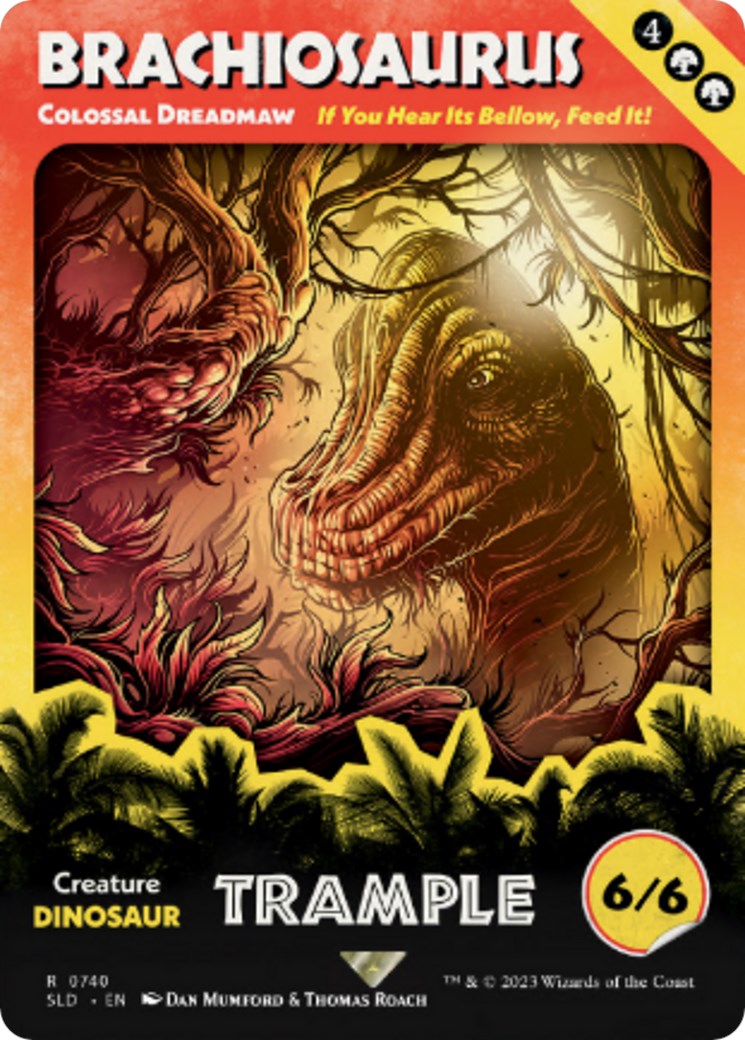 Brachiosaurus - Colossal Dreadmaw (Rainbow Foil) [Secret Lair Drop Series] | Fandemonia Ltd