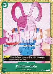 I'm invincible (Starter Deck 11: Uta Deck Battle) [One Piece Promotion Cards] | Fandemonia Ltd