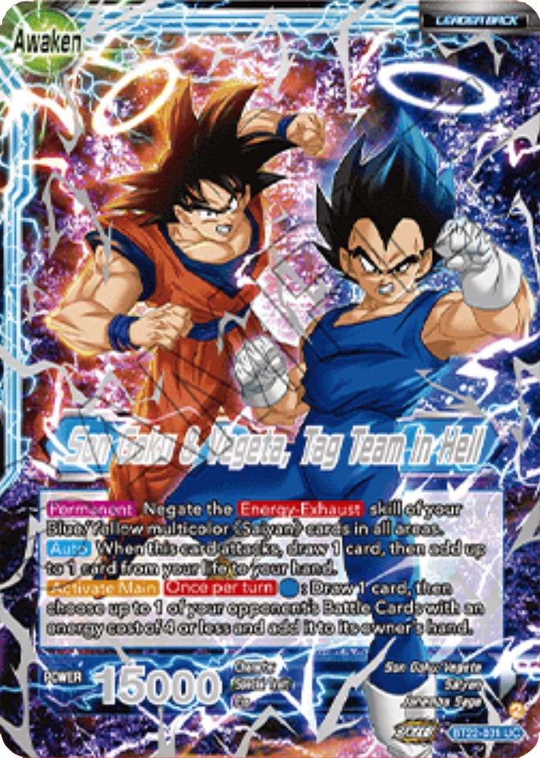 Son Goku // Son Goku & Vegeta, Tag Team in Hell (2023 Championship Finals) (BT22-031) [Tournament Promotion Cards] | Fandemonia Ltd