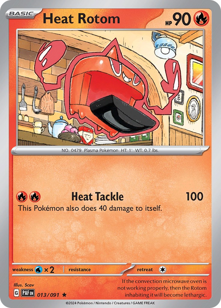 Heat Rotom (013/091) [Scarlet & Violet: Paldean Fates] | Fandemonia Ltd