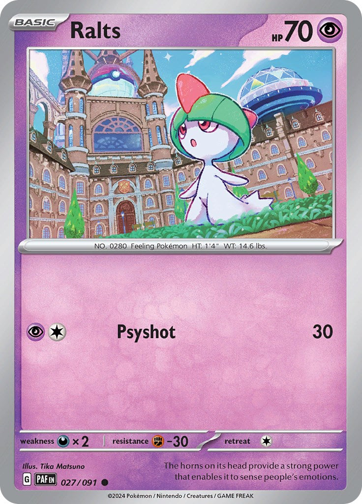 Ralts (027/091) [Scarlet & Violet: Paldean Fates] | Fandemonia Ltd