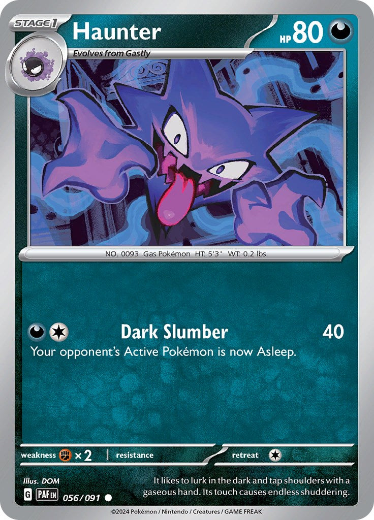 Haunter (056/091) [Scarlet & Violet: Paldean Fates] | Fandemonia Ltd